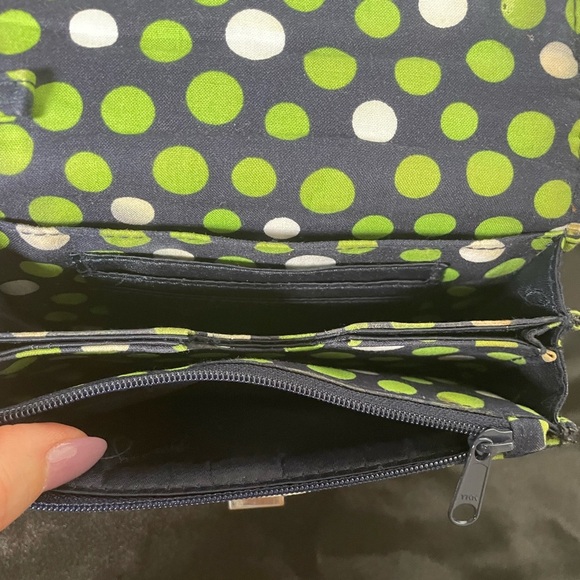 Vera Bradley Turn Lock Wallet in Lucky You Pattern - Picture 6 of 11